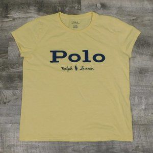 POLO by Ralph Lauren Womens Tee - Size M Yellow